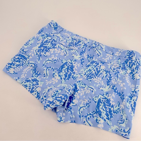 Lilly Pulitzer Callahan Knit Shorts Turtley Awesome Turtle 16 - Picture 5 of 5
